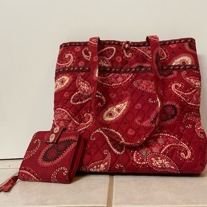 Beautiful tote and wallet from Vera Bradley.!
